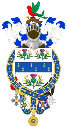Coat of arms of former governor-general Sir Ninian Stephen