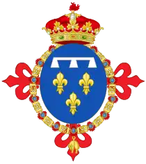 Coat of arms of Prince Antoine in Spain