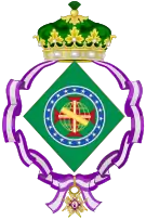 Coat of arms of Maria Amélia, princess of Brazil