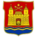 Lesser coat of arms of Riga from 1988 until 1990, first version