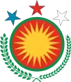 De facto emblem of Rojava until 2018