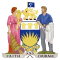 The former South Australian coat of arms, used between 1936 and 1984.