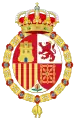 Coat of arms of the Realm, Provisional Government, Golden Fleece variant(1868–1870)