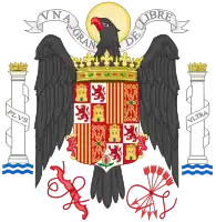 State coat of arms of Francoist Spain 1939–1945.