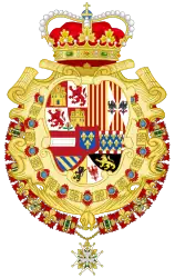 Coat of arms as Prince of Asturias
