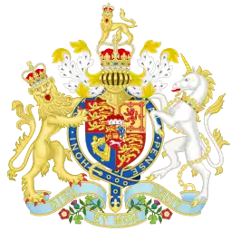 Coat of arms used from 1801 to 1816 as King of the United Kingdom