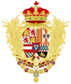 Coat of arms as Infante of Spain