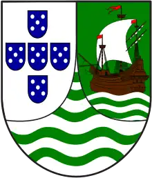 Lesser coat of arms between May 8, 1935 and July 5, 1975.