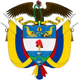 Coat of arms of Colombia.