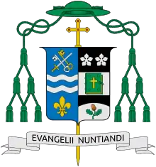Coat of arms of Bishop Declan Lang