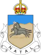 Coat of arms of the Colony of Natal (1907-1910)