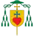 Coat of arms of Bishop Nicolas Steno. The cross symbolizes faith and the heart, the natural sciences.