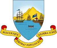 Coat of arms of the Colony of Trinidad and Tobago (1958-1962)