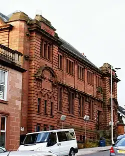 Academy Street, Carnegie Library, Including Boundary Wall And Gatepiers