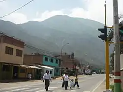 View of the town of Cocachacra