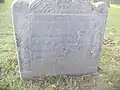 Grave marker for Gov. William Coddington, Jr.