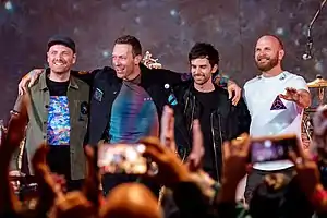Coldplay in 2021.