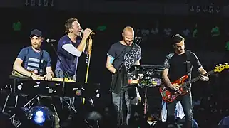 Coldplay at the A Head Full of Dreams Tour