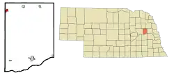 Location of Leigh, Nebraska