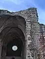 Collapsed apse of church, Chartreuse du Val de Bénédiction