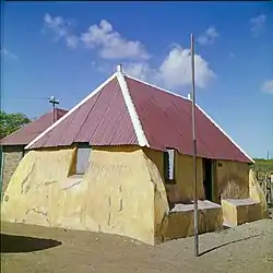 Kunuku House (slave house) in Sint Michiel