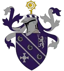 Coat of arms of the former College of St Hild, Durham