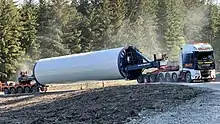Collett Transport Wind Turbines to Clocaenog