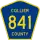 County Road 841 marker