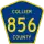 County Road 856 marker