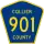 County Road 901 marker