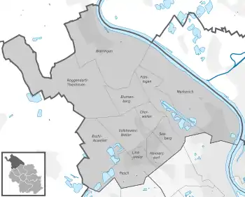 District map of Chorweiler