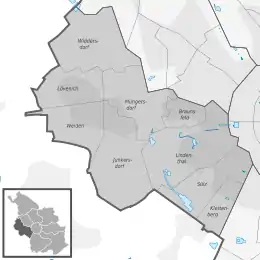 District map of Lindenthal