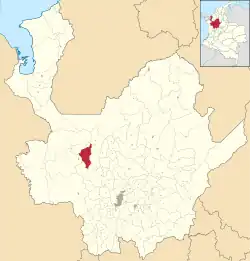 Location of the municipality and town of Cañasgordas in the Antioquia Department of Colombia