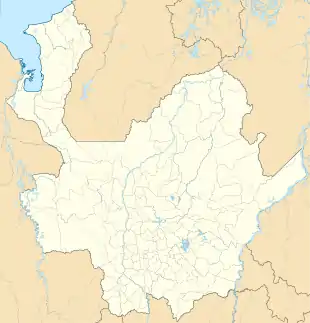 TRB is located in Antioquia Department
