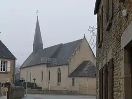 The church in Colombiers