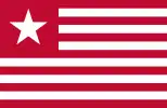 1821  Another flag of the Long Expedition, sometimes called the "second Republic of Texas". This flag was known as the James Long flag, named after James Long. Stripes were added to entice Americans to help James on his second attempt to claim Texas, though they controlled only Nacogdoches.