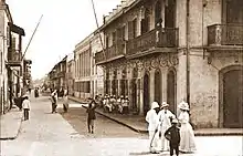 Rue Lebon in Saint Louis (circa 1900)