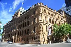 Chief Secretary's Building, Sydney. Completed 1886. Also displays Victorian Free Classical architectural traits