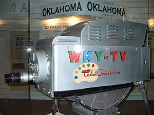 Early color TV camera, WKY-TV