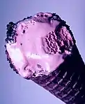 Black raspberry ice cream