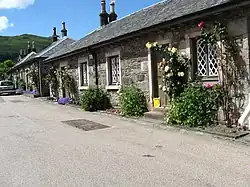 Colourful cottages at Luss