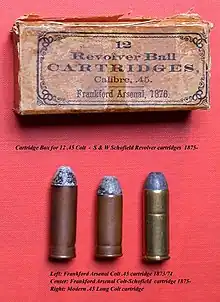 .45 Colt cartridges