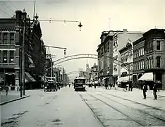 District buildings(right side) c. 1897