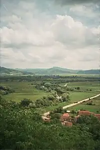 View over Comăna commune