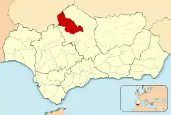Location in Andalusia.