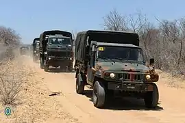Agrale Marruá AM23 convoy in Brazilian northeast