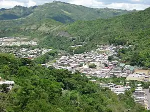 View of Comerío from Lazos Hill