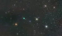 C/2014 Q2 seen passing through Lepus, 29 December 2014