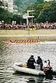 Marine Police supervises the dragonboat races in Shing Mun River Channel, Sha Tin. [dubious  – discuss]