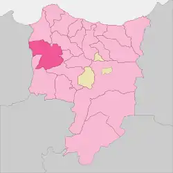 Location of Ijermaouas in Driouch Province